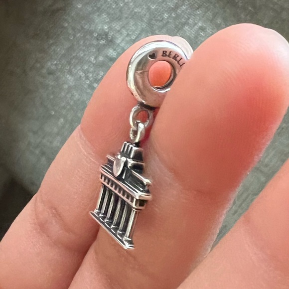 Retired Pandora Brandenburg Gate Germany National Icon Bead Dangle Charm Silver - Picture 10 of 12